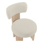 Atelier Vegan Leather Upholstered Dining Chair in Taupe