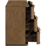 Tiberio Oak Veneer And Solid Wood Dresser in Brown