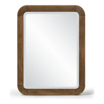 Tiberio Solid Wood Mirror in Brown
