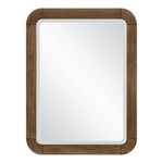 Tiberio Solid Wood Mirror in Brown