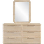 Tiberio Solid Wood Mirror in Natural