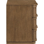 Tiberio Oak Veneer And Solid Wood Nightstand in Brown