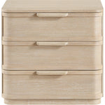 Tiberio Oak Veneer And Solid Wood Nightstand in Natural