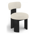 Atelier Vegan Leather Upholstered Dining Chair in Taupe