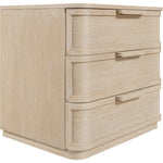 Tiberio Oak Veneer And Solid Wood Nightstand in Natural