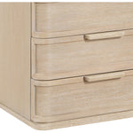 Tiberio Oak Veneer And Solid Wood Nightstand in Natural