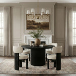 Atelier Vegan Leather Upholstered Dining Chair in Taupe