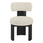 Atelier Vegan Leather Upholstered Dining Chair in Taupe