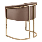 Tierra Velvet Upholstered Dining Chair in Brown