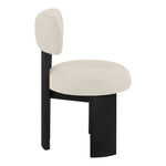 Atelier Vegan Leather Upholstered Dining Chair in Taupe