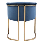 Tierra Velvet Upholstered Dining Chair in Navy