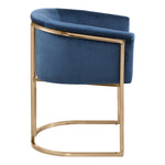 Tierra Velvet Upholstered Dining Chair in Navy