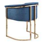 Tierra Velvet Upholstered Dining Chair in Navy