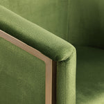 Tierra Velvet Upholstered Dining Chair in Olive