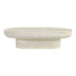 Tivoli Travertine Finish Concrete Indoor / Outdoor Coffee Table in Natural