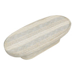 Tivoli Travertine Finish Concrete Indoor / Outdoor Coffee Table in Natural