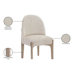 Torino Fabric Upholstered Dining Chair in Beige