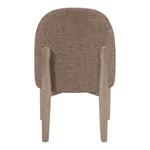 Torino Fabric Upholstered Dining Chair in Brown