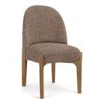 Torino Fabric Upholstered Dining Chair in Brown