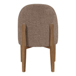 Torino Fabric Upholstered Dining Chair in Brown