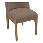 Torino Fabric Upholstered Dining Chair in Brown