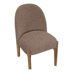 Torino Fabric Upholstered Dining Chair in Brown