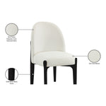 Torino Fabric Upholstered Dining Chair in Cream