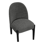 Torino Fabric Upholstered Dining Chair in Black