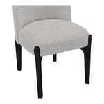 Torino Fabric Upholstered Dining Chair in Grey