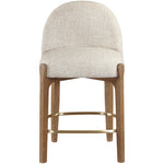 Torino Fabric Upholstered Counter Stool in Beige