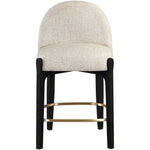 Torino Fabric Upholstered Counter Stool in Beige