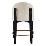 Torino Fabric Upholstered Counter Stool in Beige