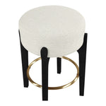Torino Fabric Upholstered Counter Stool in Cream