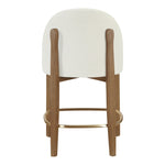 Torino Fabric Upholstered Counter Stool in Cream