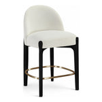 Torino Fabric Upholstered Counter Stool in Cream