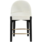 Torino Fabric Upholstered Counter Stool in Cream