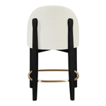 Torino Fabric Upholstered Counter Stool in Cream