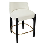 Torino Fabric Upholstered Counter Stool in Cream