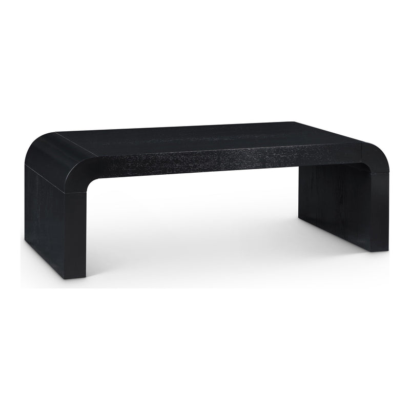 Toulon Oak Veneer Coffee Table in Black