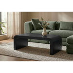Toulon Oak Veneer Coffee Table in Black