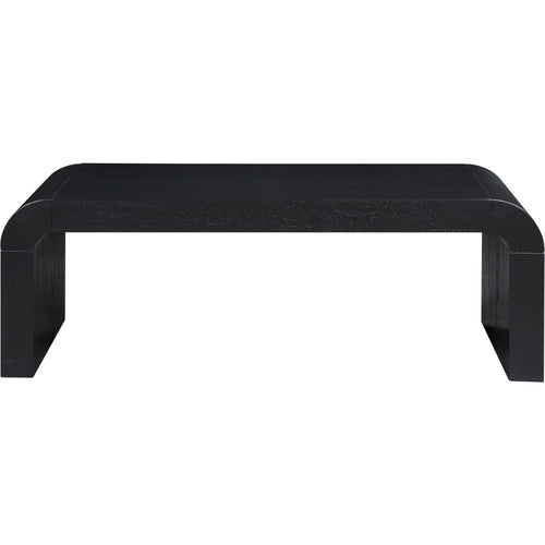 Toulon Oak Veneer Coffee Table in Black