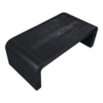 Toulon Oak Veneer Coffee Table in Black