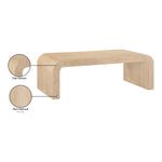 Toulon Oak Veneer Coffee Table in Natural