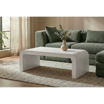 Toulon Oak Veneer Coffee Table in White