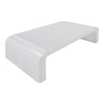 Toulon Oak Veneer Coffee Table in White