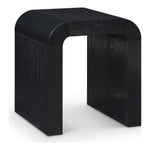 Toulon Oak Veneer End / Side Table in Black