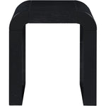 Toulon Oak Veneer End / Side Table in Black