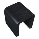 Toulon Oak Veneer End / Side Table in Black