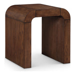 Toulon Oak Veneer End / Side Table in Brown