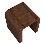 Toulon Oak Veneer End / Side Table in Brown